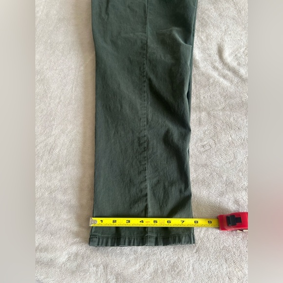 Chicos‎ Womens Pants straight ankle-length Size 2.5 (12/14) Green Pockets Button - Picture 11 of 16